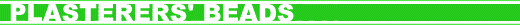 Plasterers' Beads
